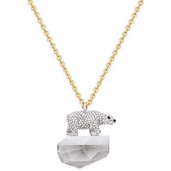 KATE SPADE • Arctic Friends Polar Bear Long Necklace - Picture 1 of 4